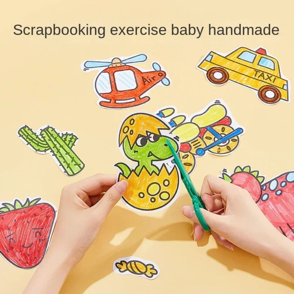 Children Coloring Paper Graffiti Scroll Drawing Roll DIY Sticky Color Filling Paper Early Educational Gift Toys Christmas Set  Drawing Roll Sticky Color Filling Paper Graffiti Scroll Coloring Paper