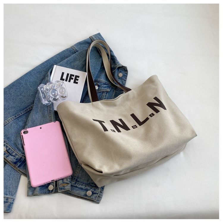 Fashion Canvas Bags Casual Shopping FBK Delivery Fast Large Capacity Shoulder Bag Women's Tote Bag