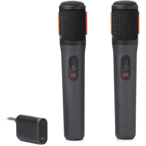 JBL Wireless Microphone JBL PartyBox Wireless MIC UHF Microphone System 2-Pack Twin Pack Set - Black