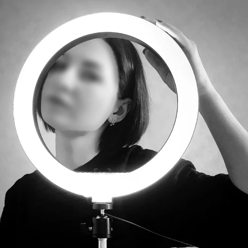 10 inches LED Selfie Ring Light Lamp With Tripod Stand Phone Clip for YouTube Tiktok Video Live Lighting Photo Photography Studio