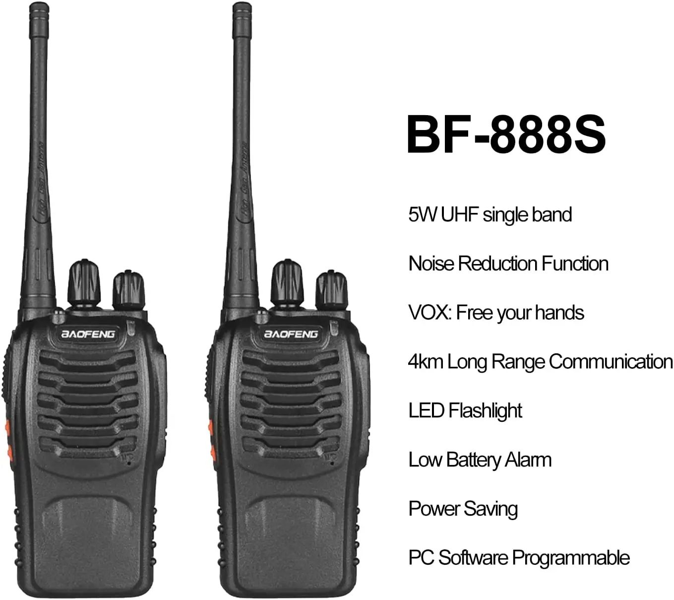 baofeng 888s talkie walkie bf-888s 5w UHF