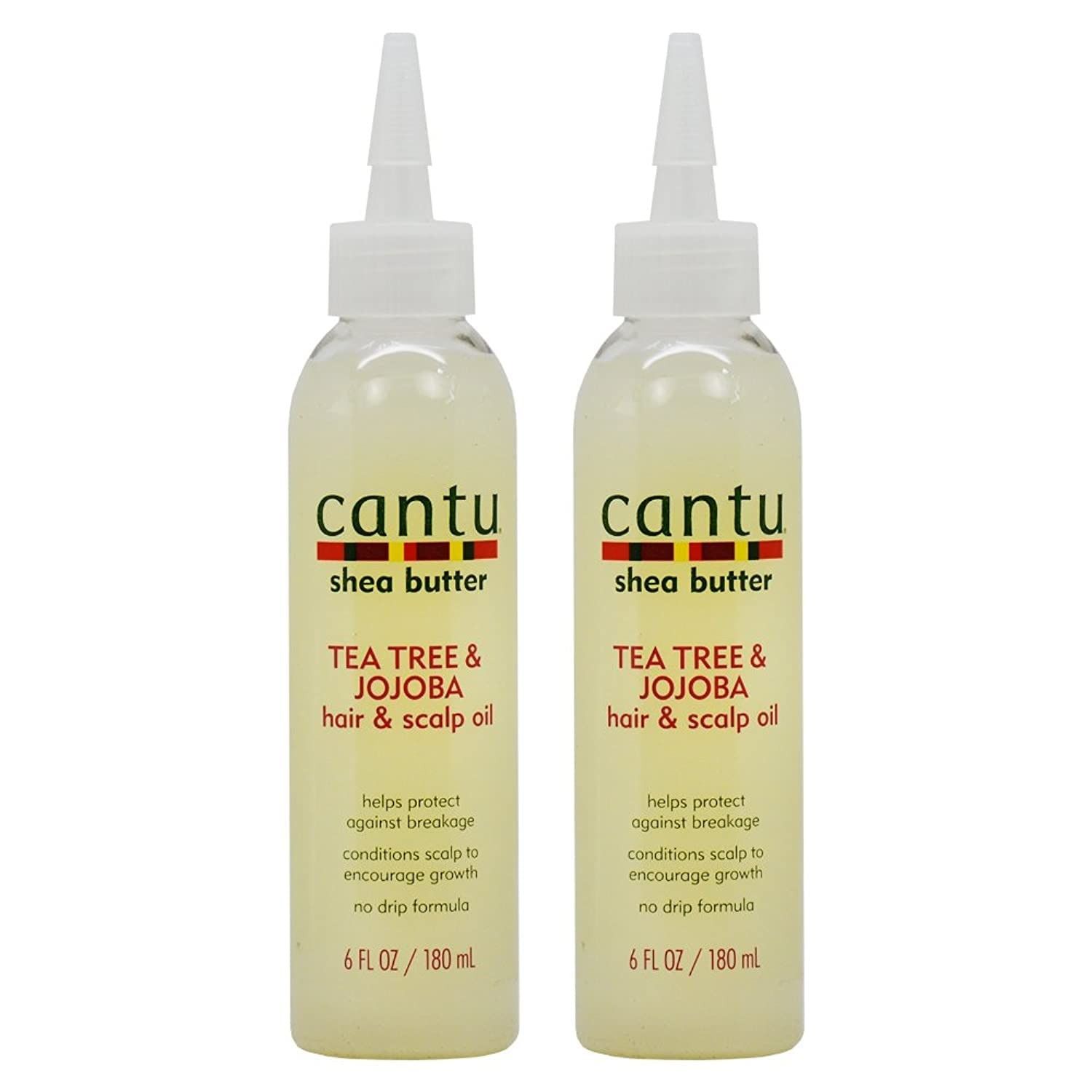 Cantu Shea Butter Tea Tree & Jojoba Hair & Scalp Oil 6 Ounce (180ml)