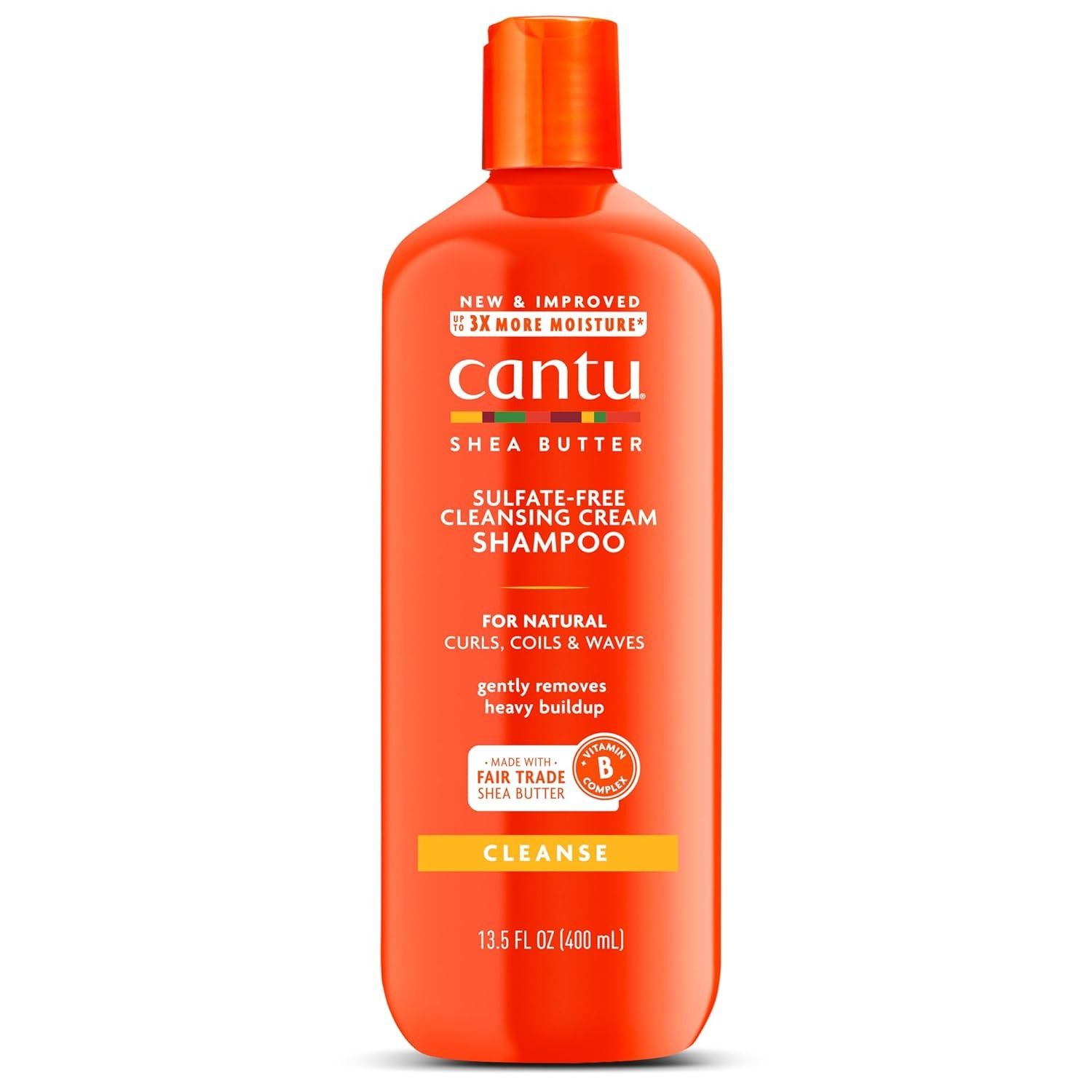 Cantu shea butter sulfate-free cleansing cream shampoo for natural curls ,coils and waves