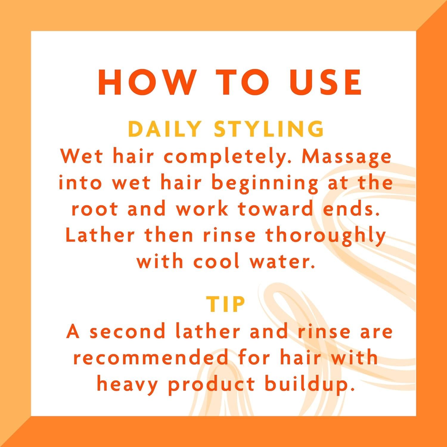 Cantu shea butter sulfate-free cleansing cream shampoo for natural curls ,coils and waves