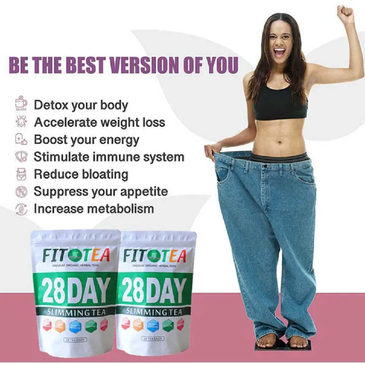 Best Fit Tea 28 DAY Premium Organic Herbal Slimming Weightloss tea Flat Tummy Tea Detox Tea - Wins Town