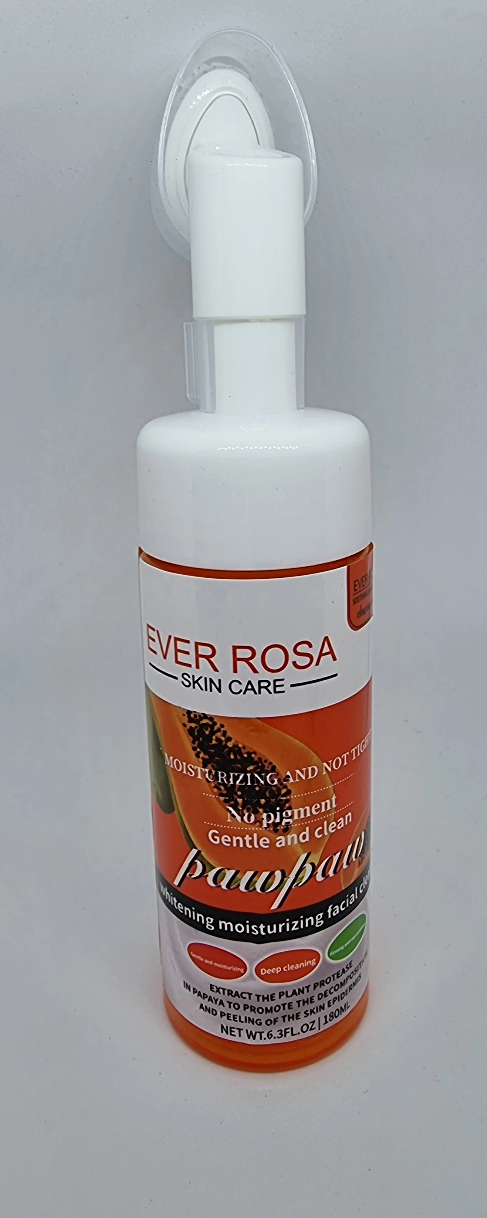 Ever Rosa pawpaw Cleansing Foam professional skin care whitening moisturizing facial cream