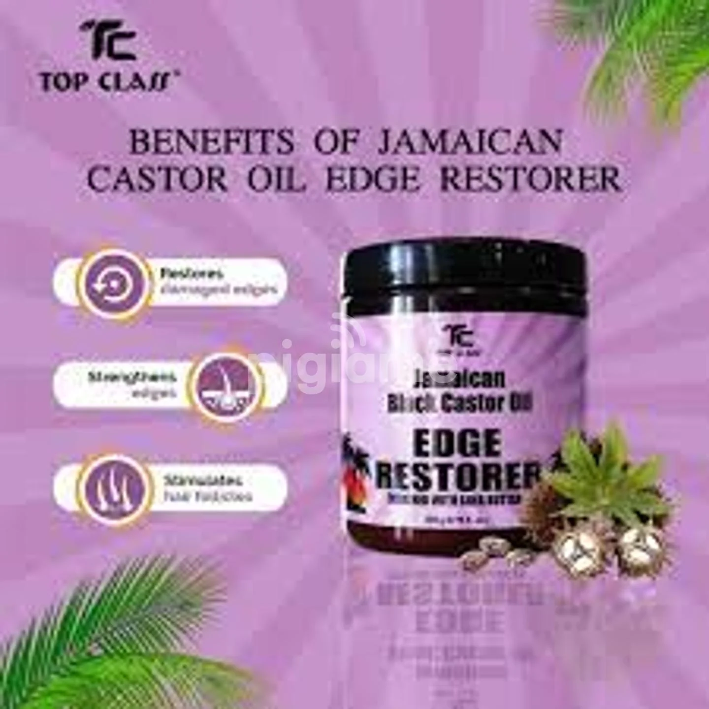 Best Top Class Jamaican Black Castor oil hairline and Edge Restorer