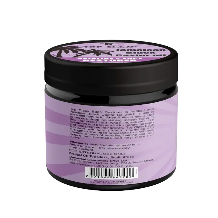 Best Top Class Jamaican Black Castor oil hairline and Edge Restorer