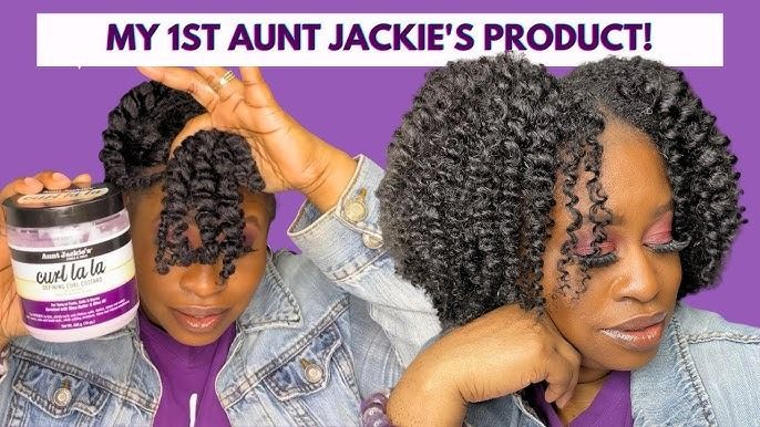 Aunt Jackie'S Curl Defining Custard Curl Lala for natural curls ,coils and waves enriched with Shea butte and olive oil