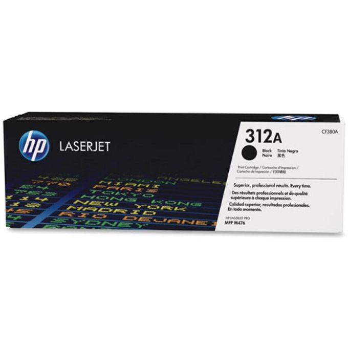 HP 312A Black LaserJet Toner Cartridge(CF380A)