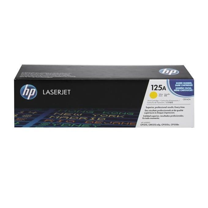 HP 125A Yellow LaserJet Toner Cartridge(CB542A)