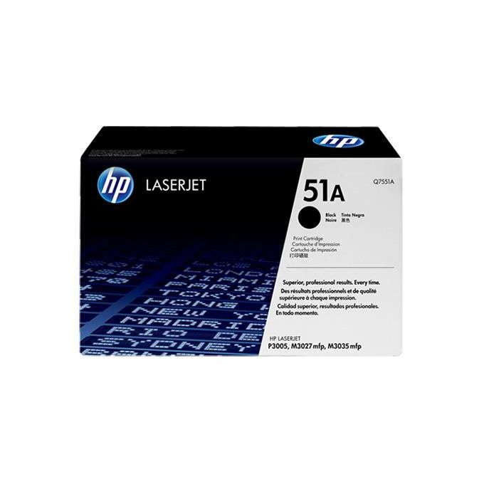 HP 51A Black LaserJet Toner Cartridge (Q7551A)
