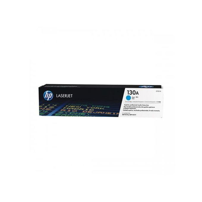 HP 130A Cyan LaserJet Toner Cartridge (CF351A)