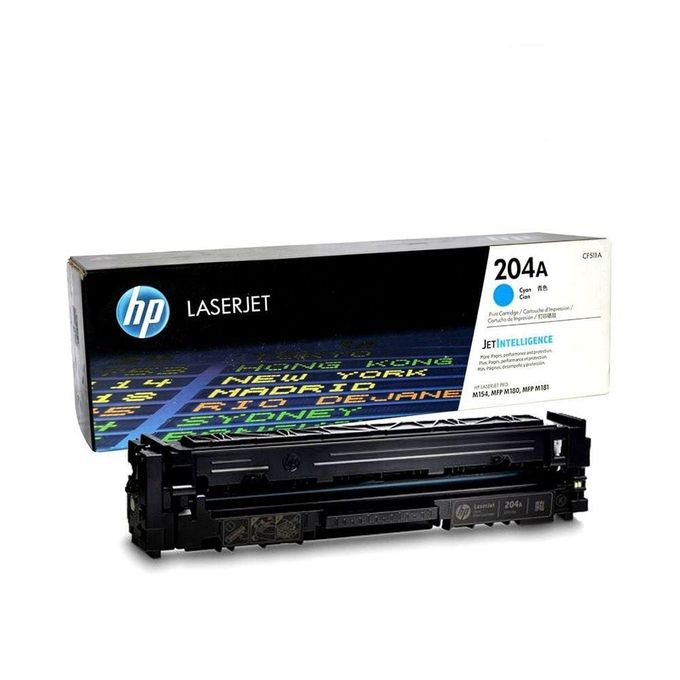 HP 204A Cyan LaserJet Toner Cartridge (CF511A)