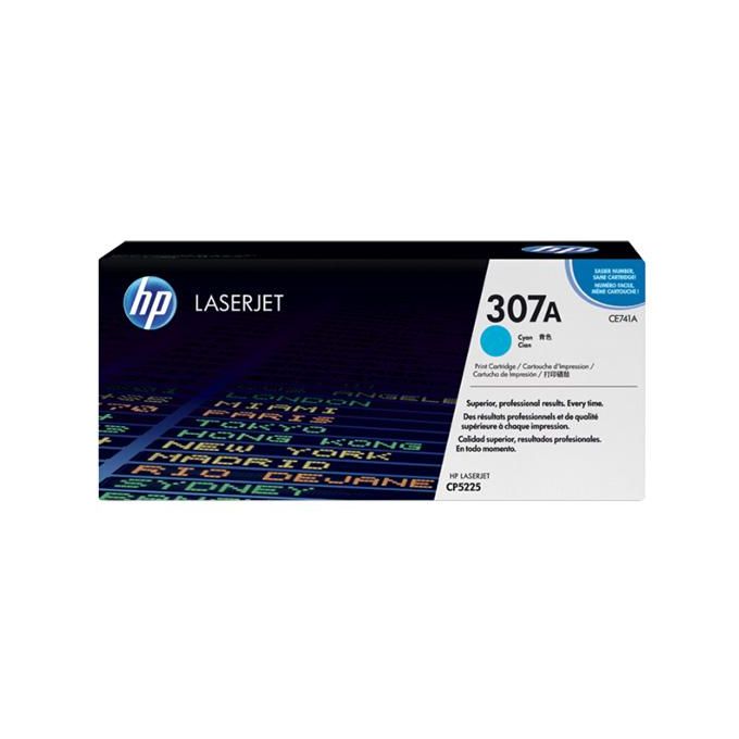 HP 307A Cyan LaserJet Toner Cartridge (CE741A)