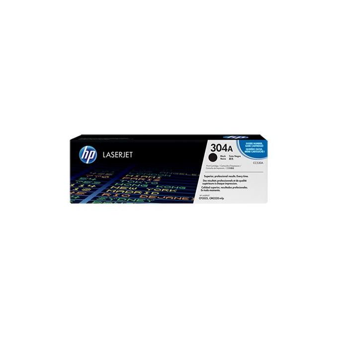 HP 304A Black LaserJet Toner Cartridge (CC530A)