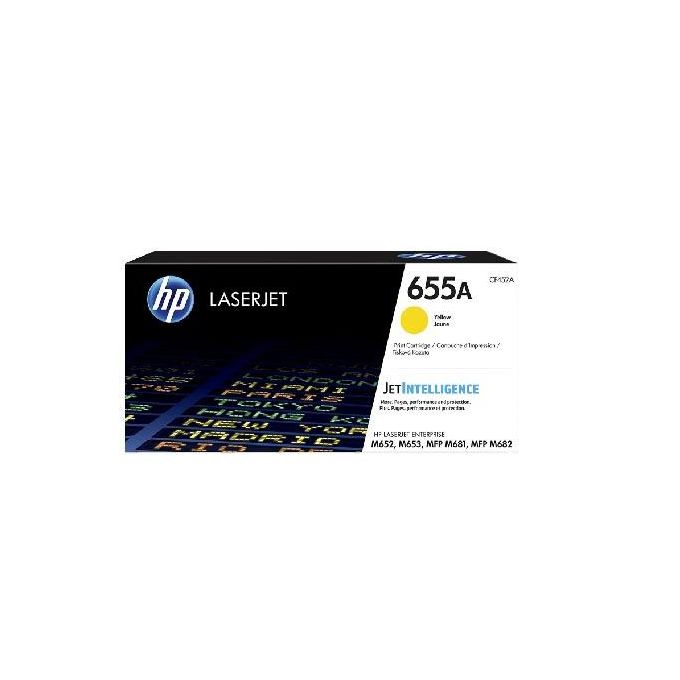 HP 655A Yellow LaserJet Toner Cartridge (CF452A)
