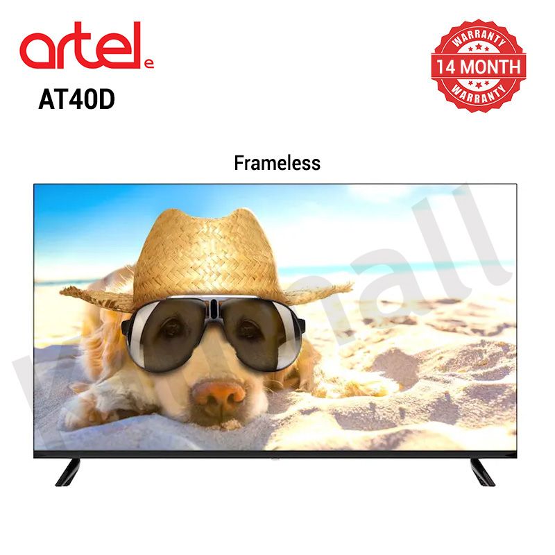 Artel 40 inch Frameless Digital TV(AT40D) with14 Months Warranty,AC Energy Saving Televison