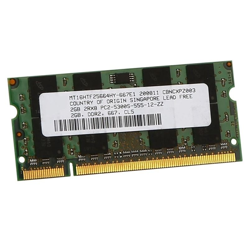 2GB DDR2 RAM Memory 667Mhz PC2 5300 Laptop Ram