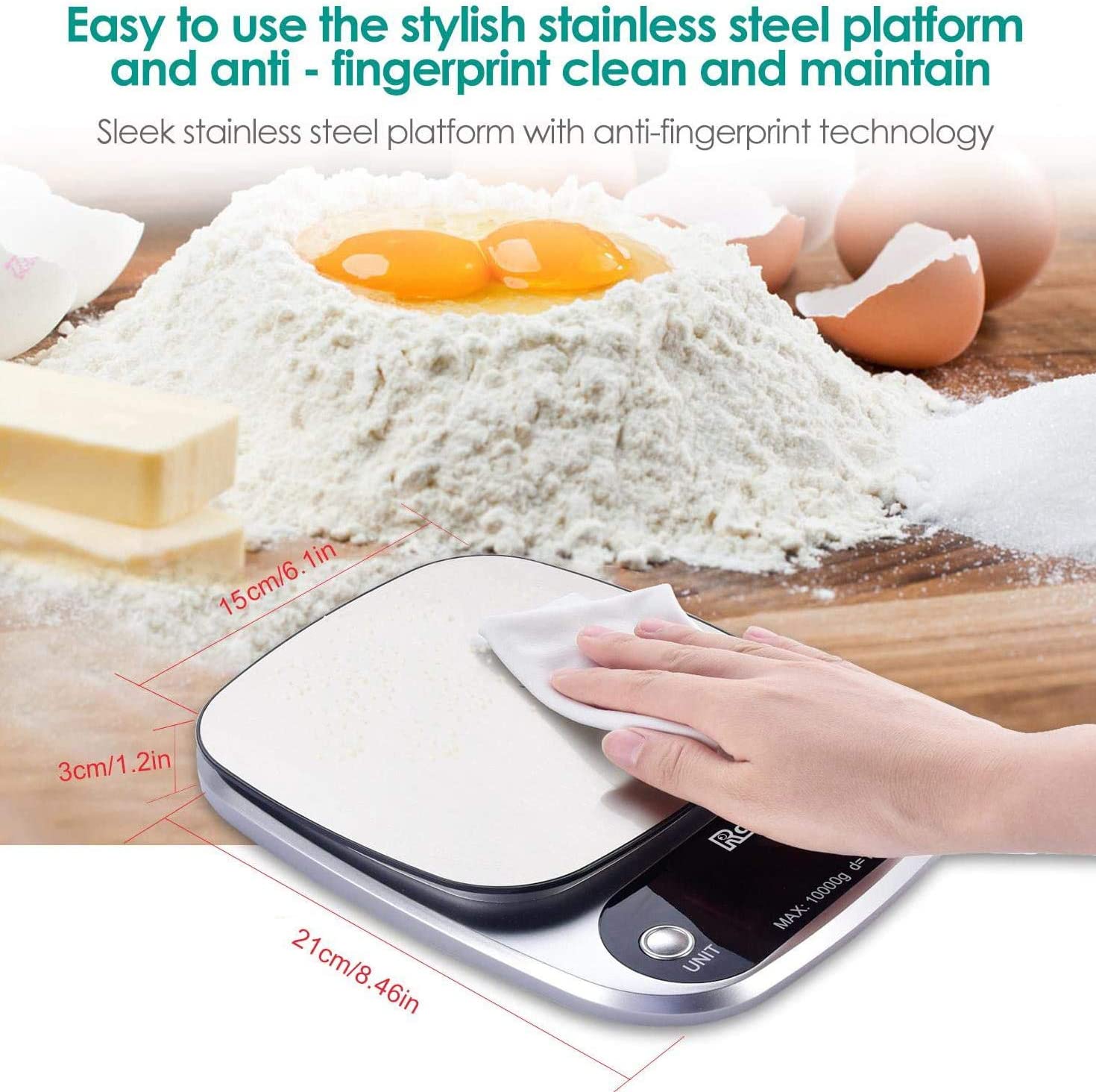 Kitchen Scale 10kg-0.1gms Portable digital scale.