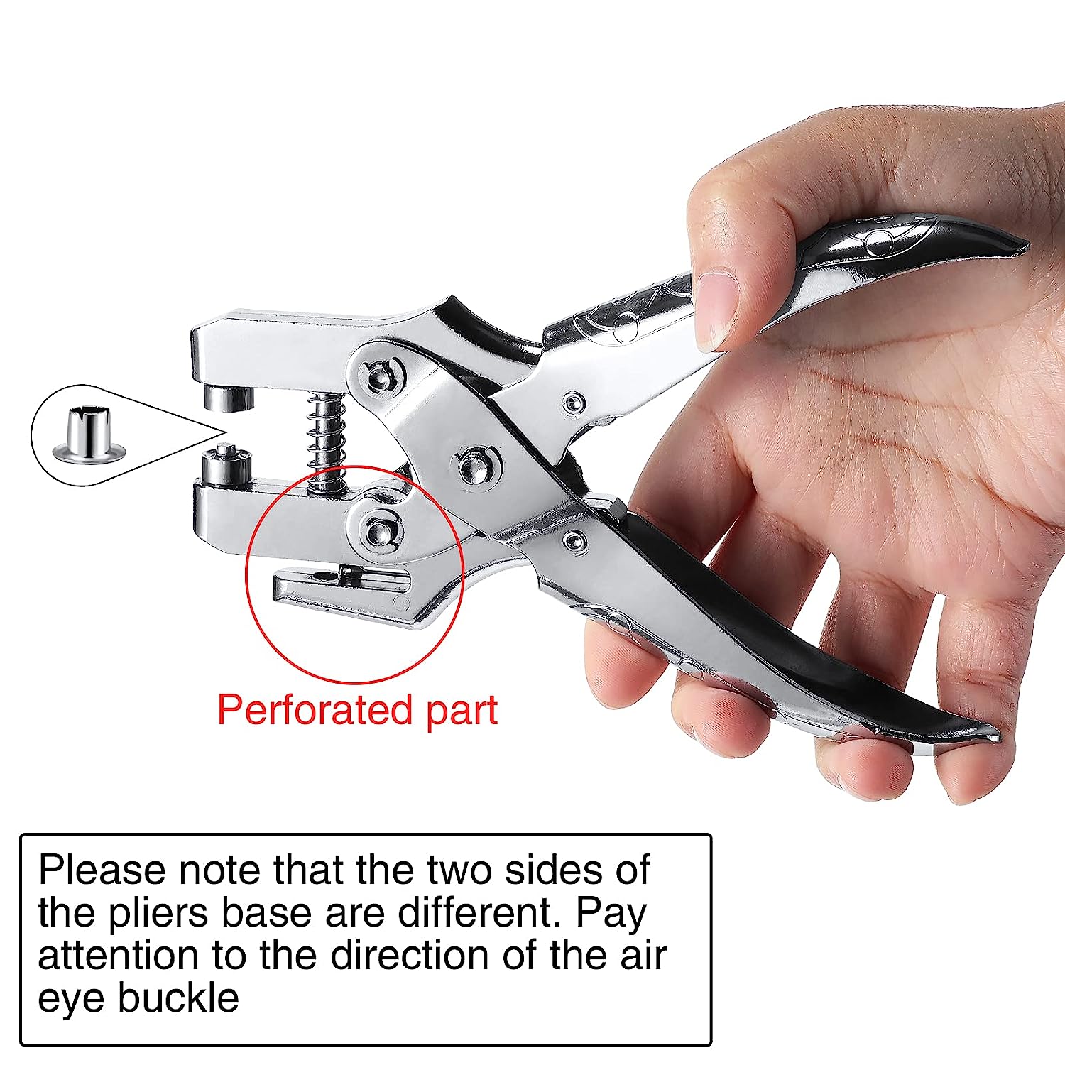 Eyelet Hole Punch Pliers With 100-pieces Eyelets