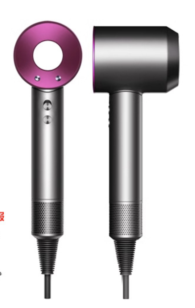 High-speed hair dryer, Professional Blowers Blow Dryer,1600w household high-power negative ion bladeless hollow air duct,Low Noise Hot And Cold Wind Styling Tools ﻿ Purple