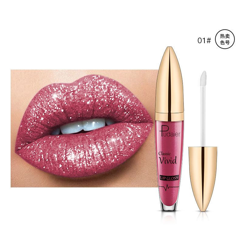 Matte metallic lip gloss, non-sticky lip tint, color-enhancing liquid lipstick, lip balm view 7