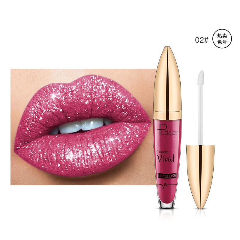 Matte metallic lip gloss, non-sticky lip tint, color-enhancing liquid lipstick, lip balm view 8