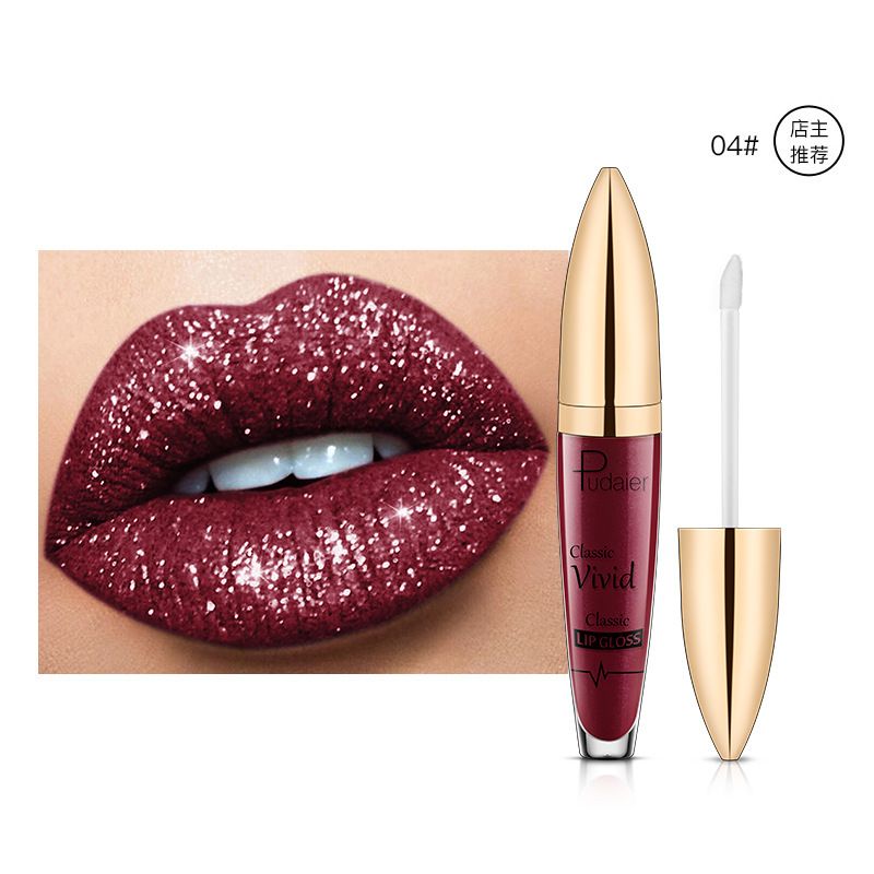 Matte metallic lip gloss, non-sticky lip tint, color-enhancing liquid lipstick, lip balm view 10