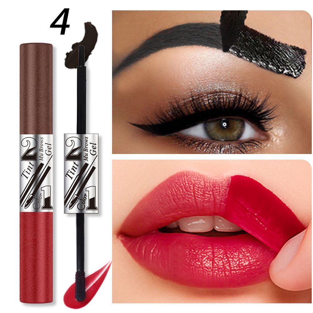 [Foreign Trade] Double-ended peel-off eyebrow gel, eyebrow tint, peel-off lip gloss, natural brow 3D coloring cream view 9