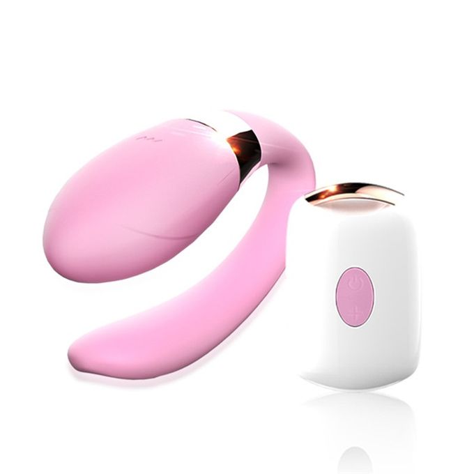 Silicone U Shape Vibrator Wireless Remote Control Couple Vibrator USB Rechargeable - image 5