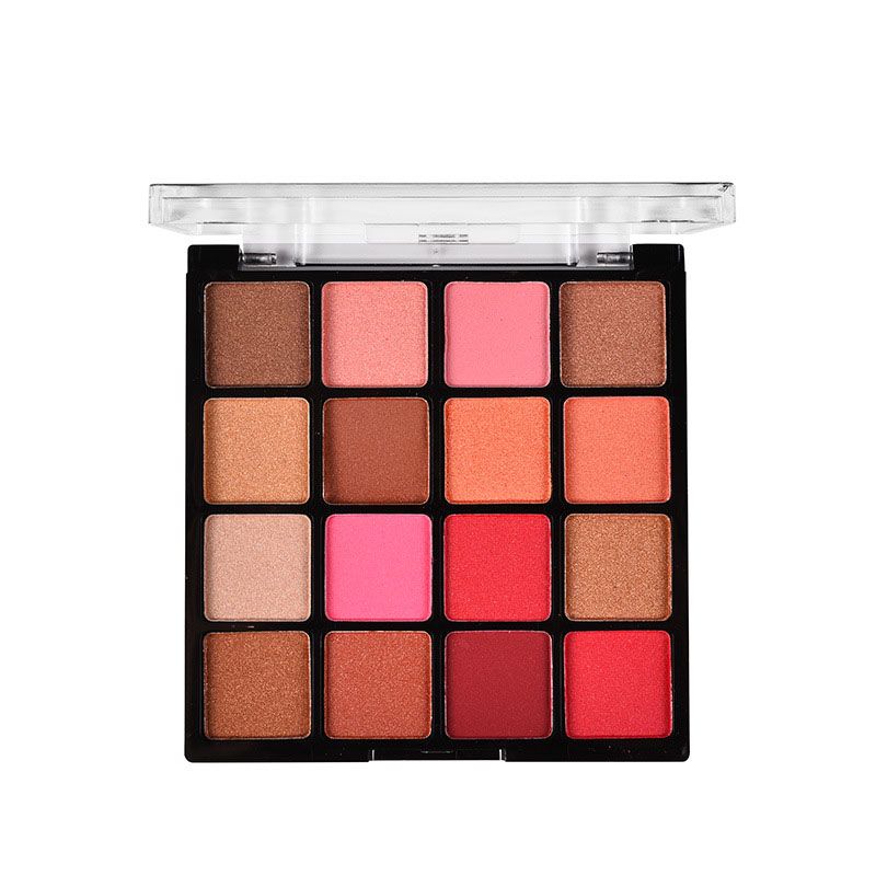 16 color peach blossom makeup pearl eye shadow plate earth color nude makeup beginners are not easy to smudge color makeup eye shadow view 7