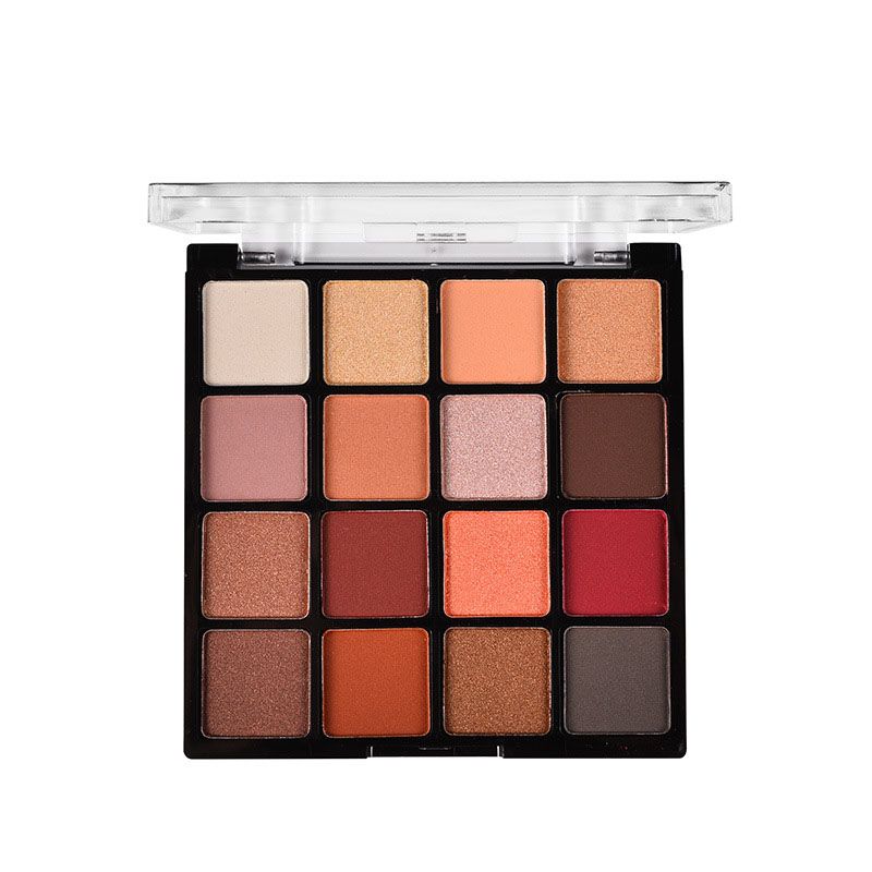 16 color peach blossom makeup pearl eye shadow plate earth color nude makeup beginners are not easy to smudge color makeup eye shadow view 8