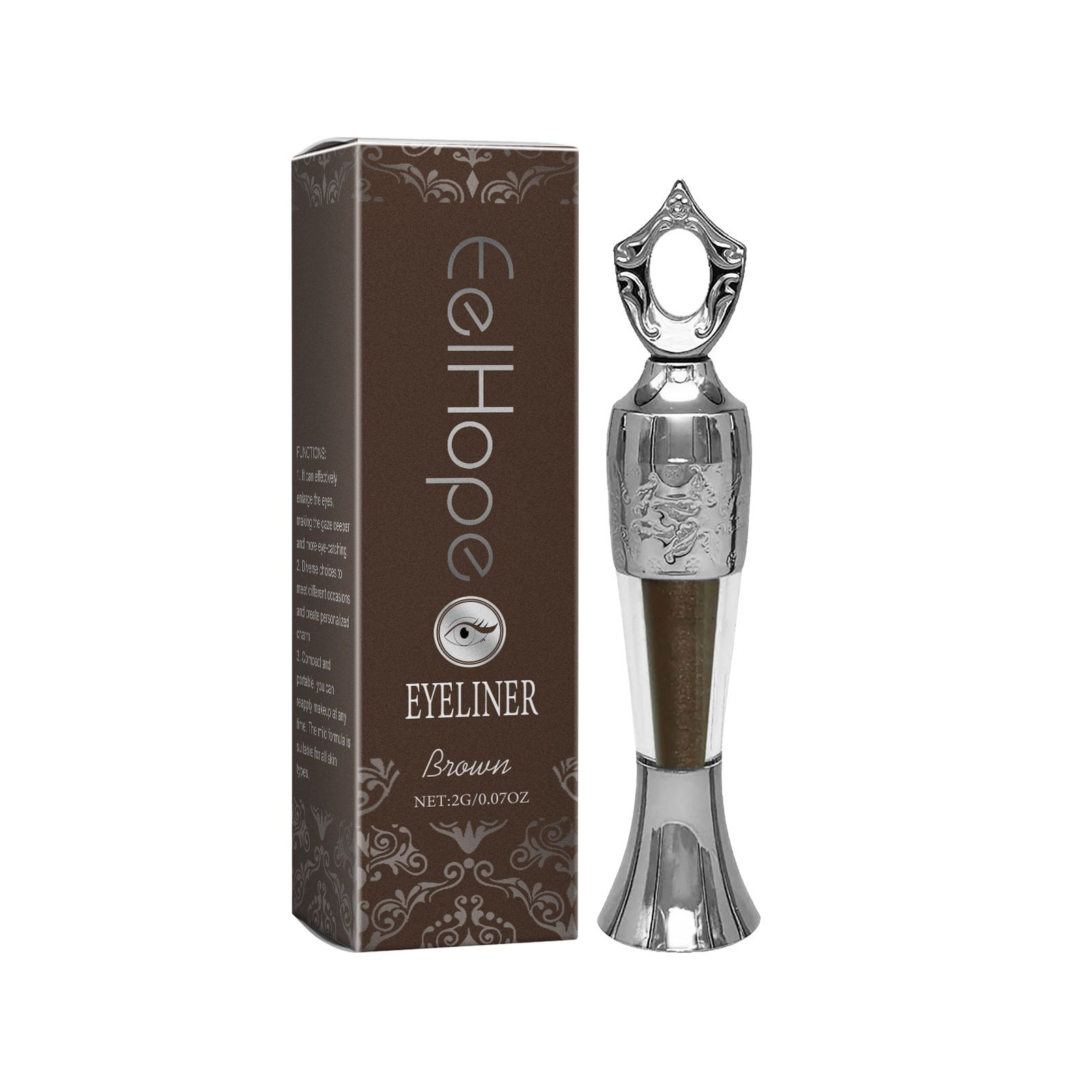 EELHOPE eyeliner pencil, smooth and silky, easy to draw, even and bright, long-lasting, soft and comfortable, delicate, quick-drying eye makeup view 6