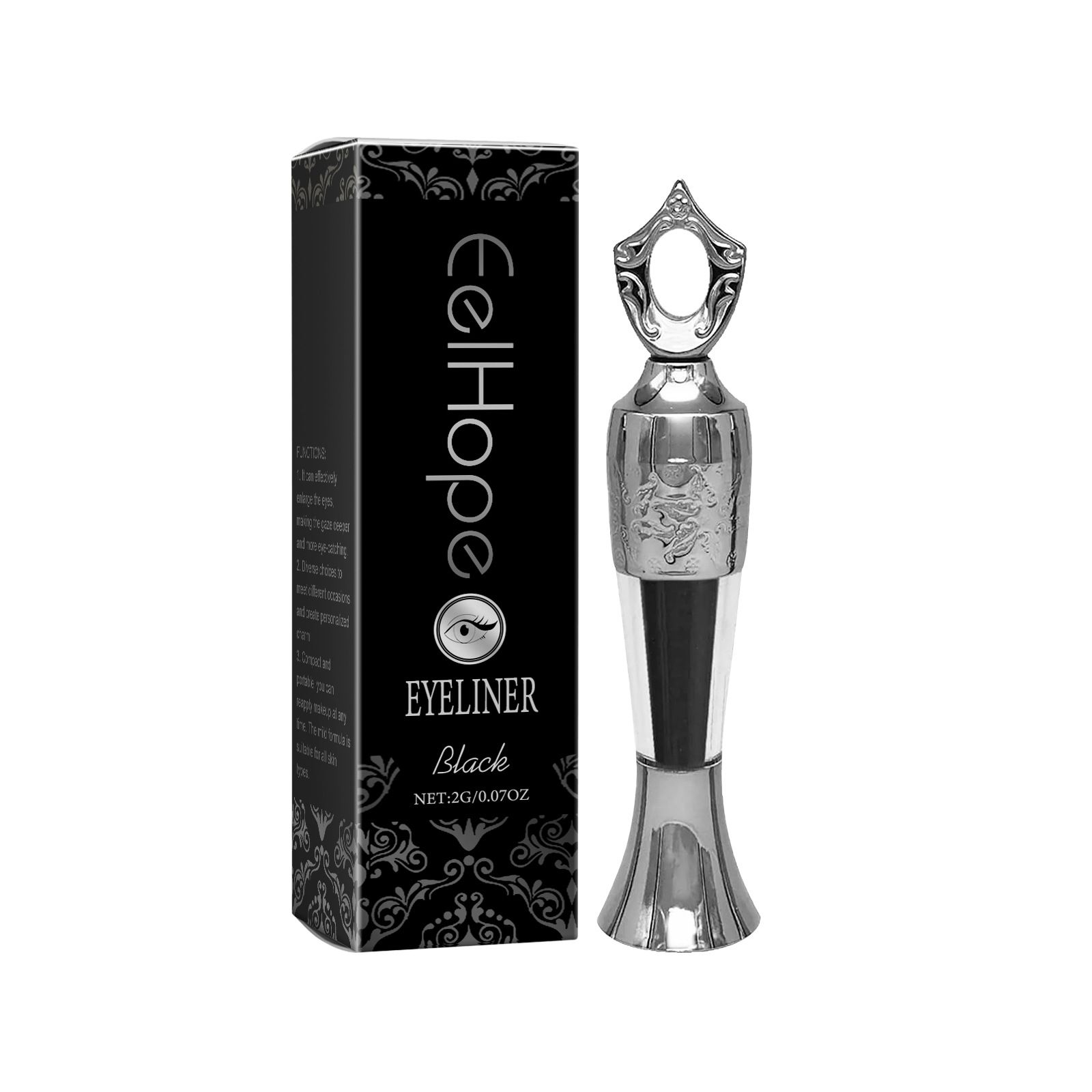 EELHOPE eyeliner pencil, smooth and silky, easy to draw, even and bright, long-lasting, soft and comfortable, delicate, quick-drying eye makeup view 7