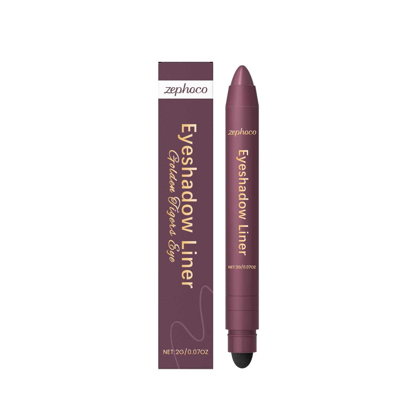 zephoco dual-purpose eyeliner pencil, lightweight and silky smooth, perfectly outlines and defines the eye makeup, with excellent color rendering and easy-to-use eyeliner pencil view 6