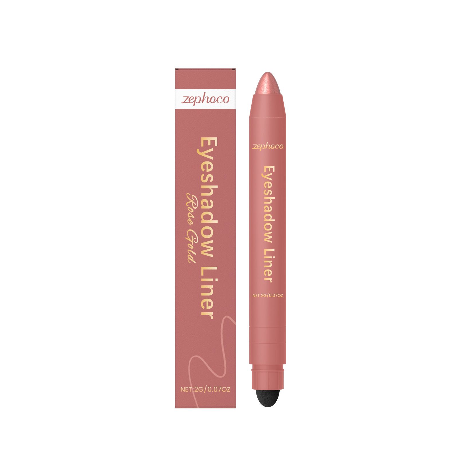 zephoco dual-purpose eyeliner pencil, lightweight and silky smooth, perfectly outlines and defines the eye makeup, with excellent color rendering and easy-to-use eyeliner pencil view 8