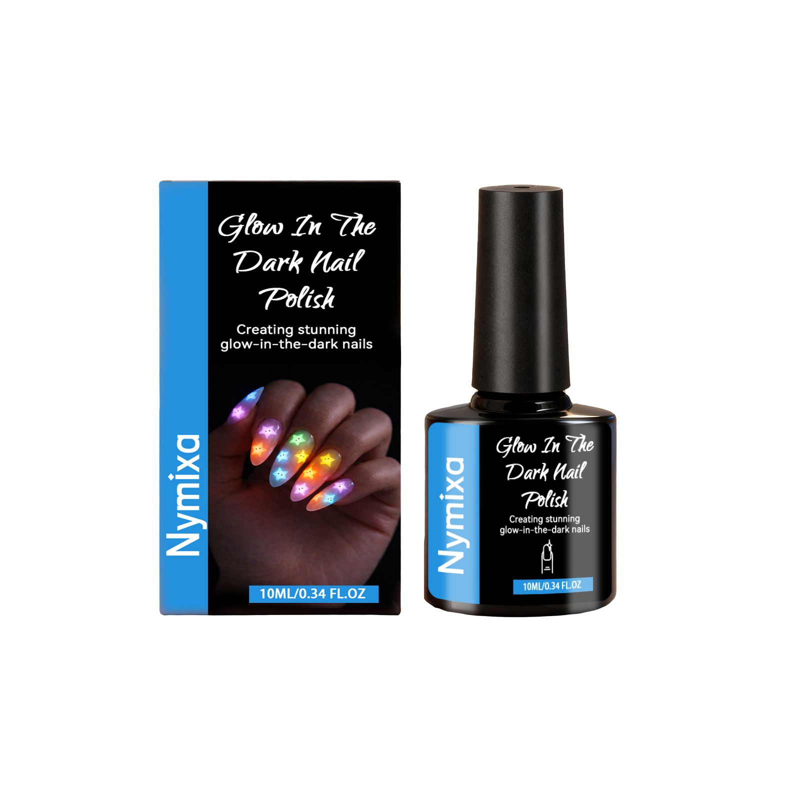 Nymixa Luminous Nail Polish Daily Party Nail Decor Convenient Glow-in-the-Dark Nail Polish view 8