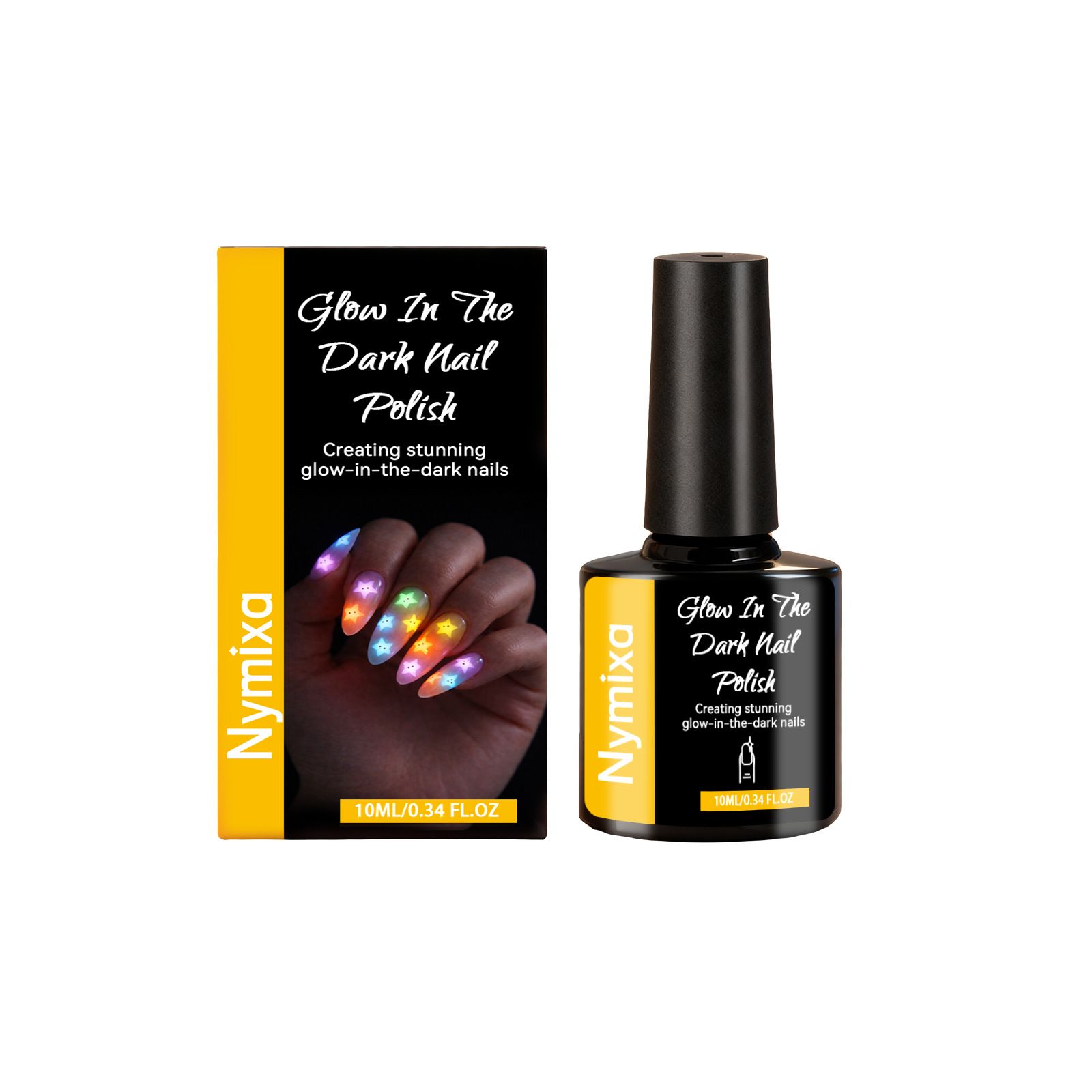 Nymixa Luminous Nail Polish Daily Party Nail Decor Convenient Glow-in-the-Dark Nail Polish view 6
