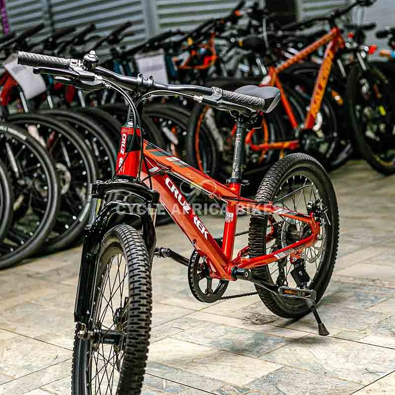 Super Steady CruzTrek 20-Inch Kids Bike for Ages 7-11 Red