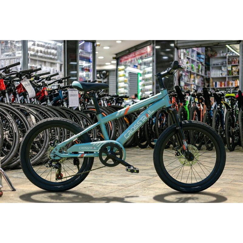 Crosstrail Kids Bicycle 20-Inch with Removable Training Wheels for Ages 7–11