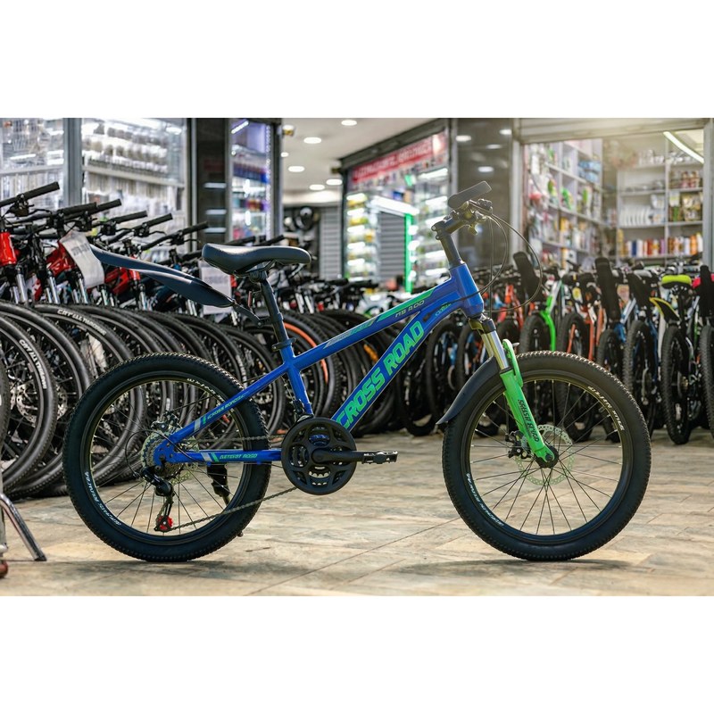 Crossroad Gears Mountain Bike 20-Inch with Dual Suspension