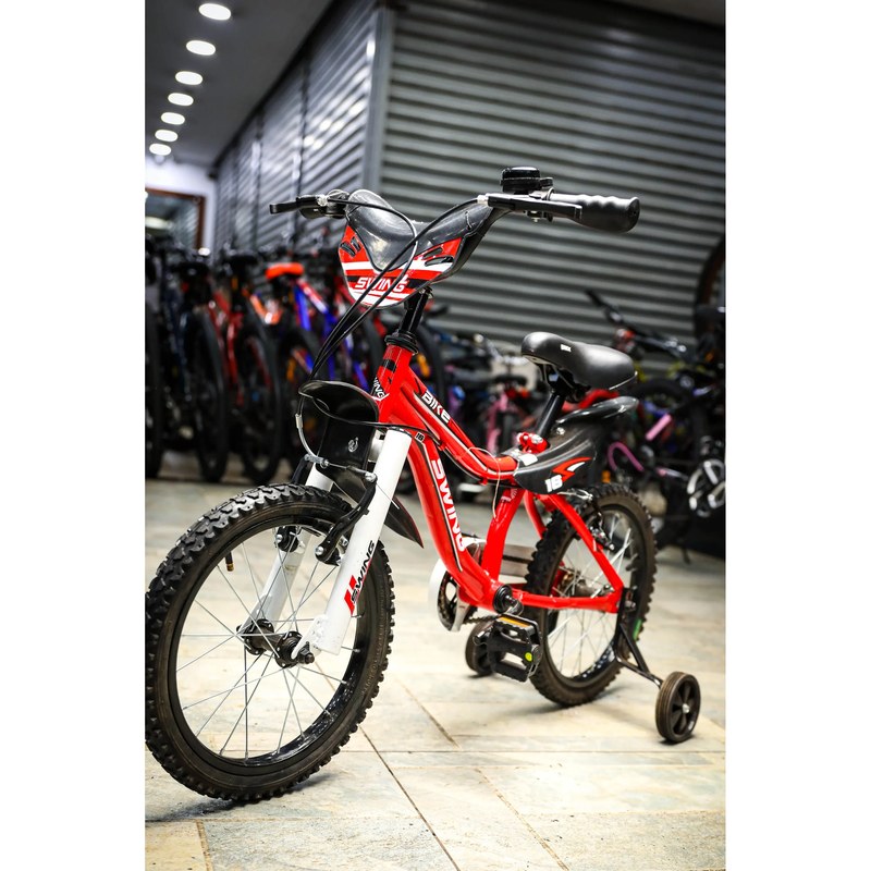 Swing BMX Kids Bicycle 16-Inch with Steel Frame Red
