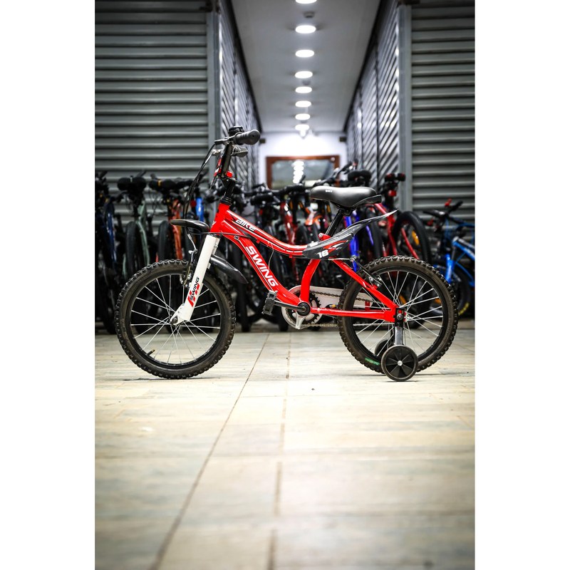Swing BMX Kids Bicycle 16-Inch with Steel Frame Red