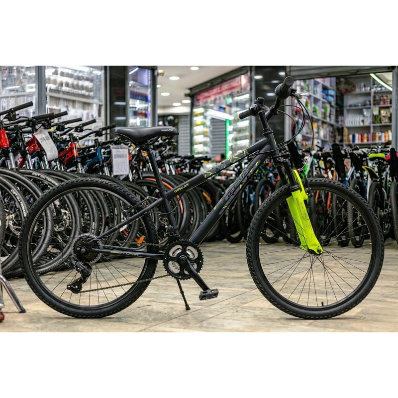 Apollo Gridlok Junior Mountain Bike 24-Inch with Front Suspension