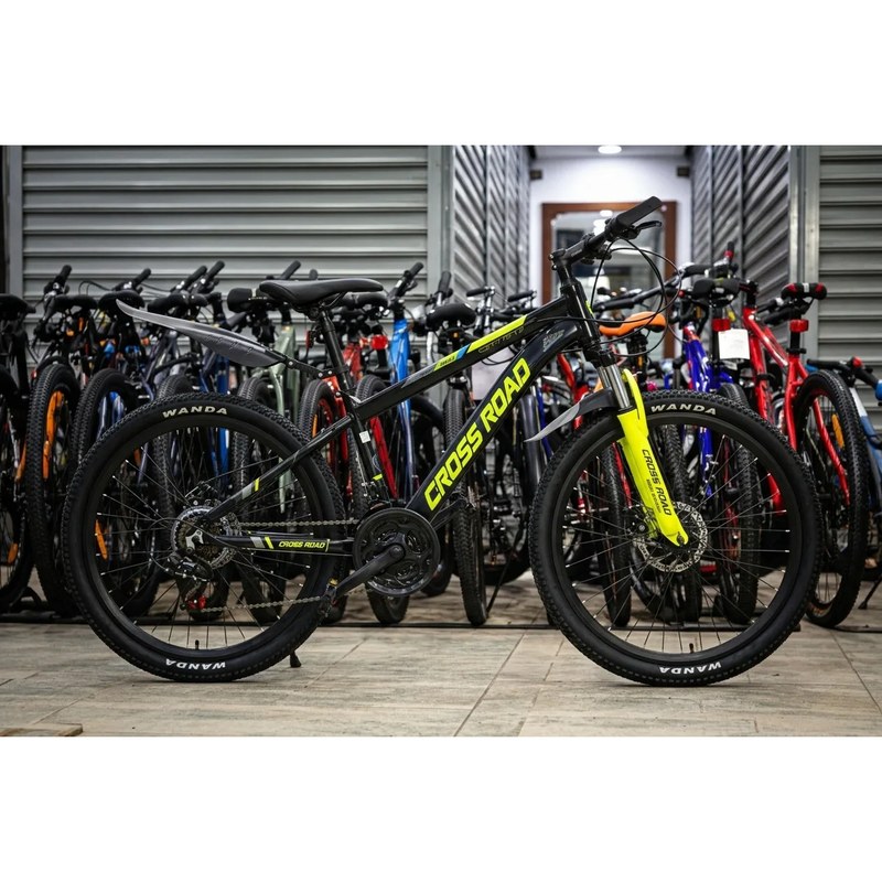Crossroad 24-Inch Kids Mountain Bike with Dual Suspension