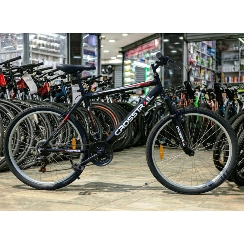 Crosstrail Teen Bicycle 24-Inch with Steel Frame for Kids 11-14 Years