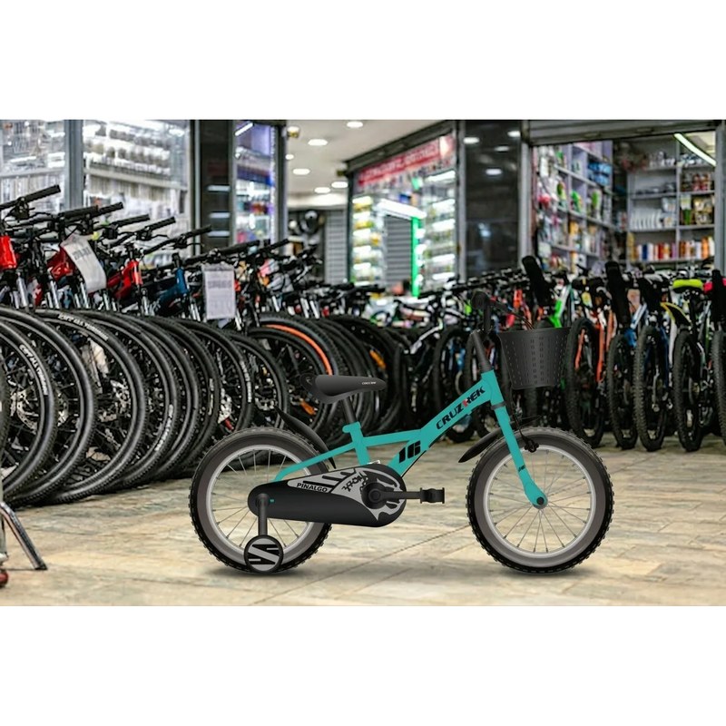Cruztrek Pinalgo 16-Inch Kids Bike with Training Wheels