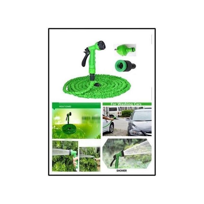 Garden Expandable Water Hose Pipe ,Car Wash,Pet Cleanerwith 7 Modes Water Spray Gun, 100FT{30 Metres Flexible Magic Hose Pipe Spray Gun, Expanding Garden Hose Reel Anti Leakage Lightweight