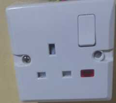 Heating socket switch heat resistant power cooker socket single socket with indicator